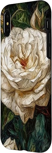 Vista 8 de Funda para iPhone 13 Van Gogh Art White Flower White Roses