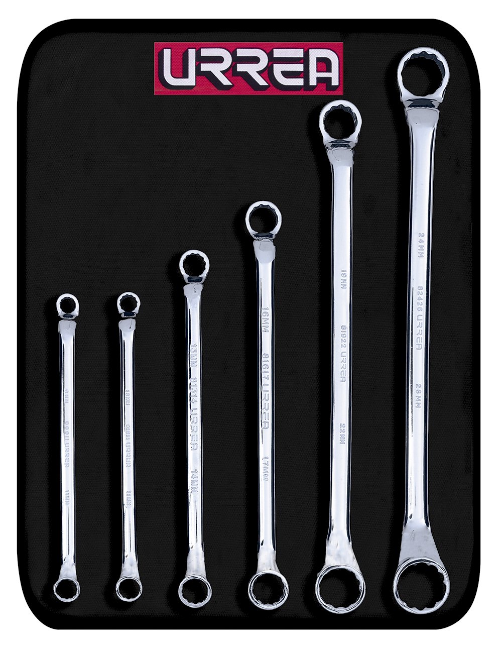 URREA 45 Degree Box End Wrench Set - 6-Piece (3/8