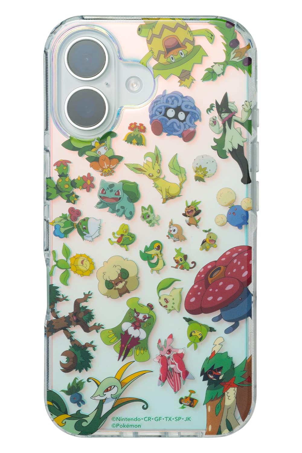 Amazon.co.jp: HIGHER ポケモン iPhone 16 ハイブリッド ケース (くさ