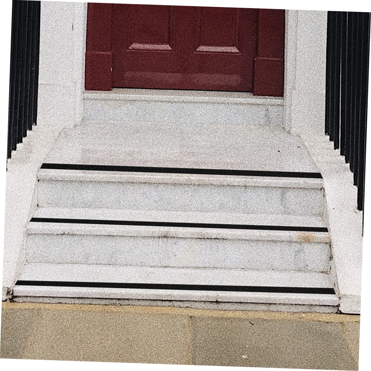 BELLIFFY 2 Rolls Ladder Anti Slip Strips Staircase Safety Tape Waterproof Nonslip Tread Tape for Stairs