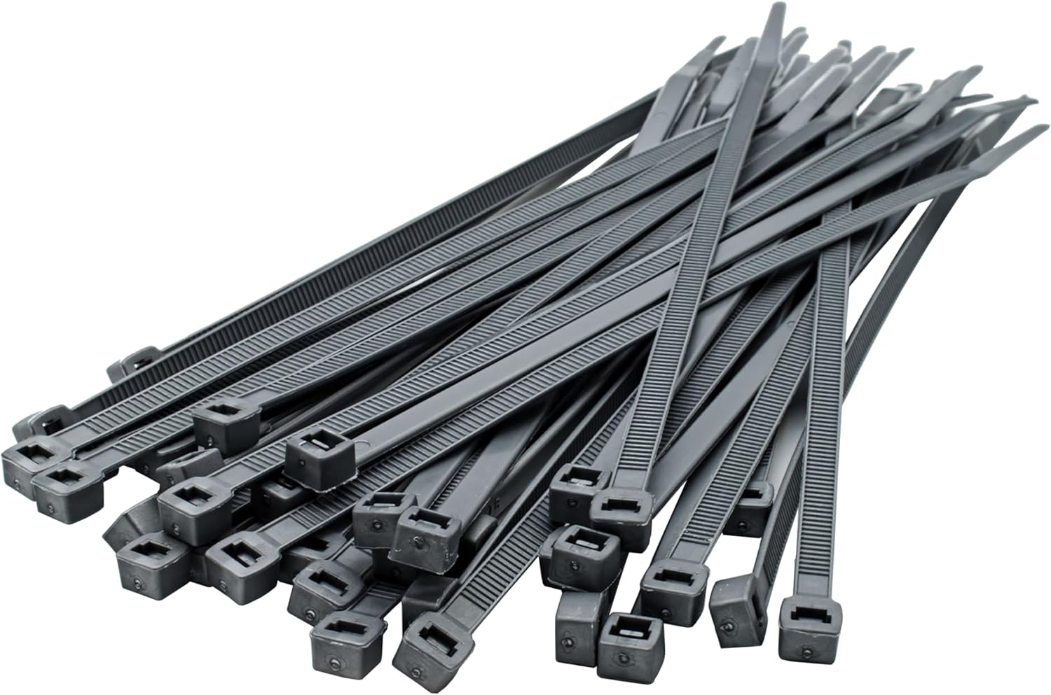 Multiuse Cable Tie 8 Inch, Heavy Duty, Nylon 6/6, 50 lb. Tensile Strength, Precise Locking Teeth, Ratchet Mechanism, 1000pc