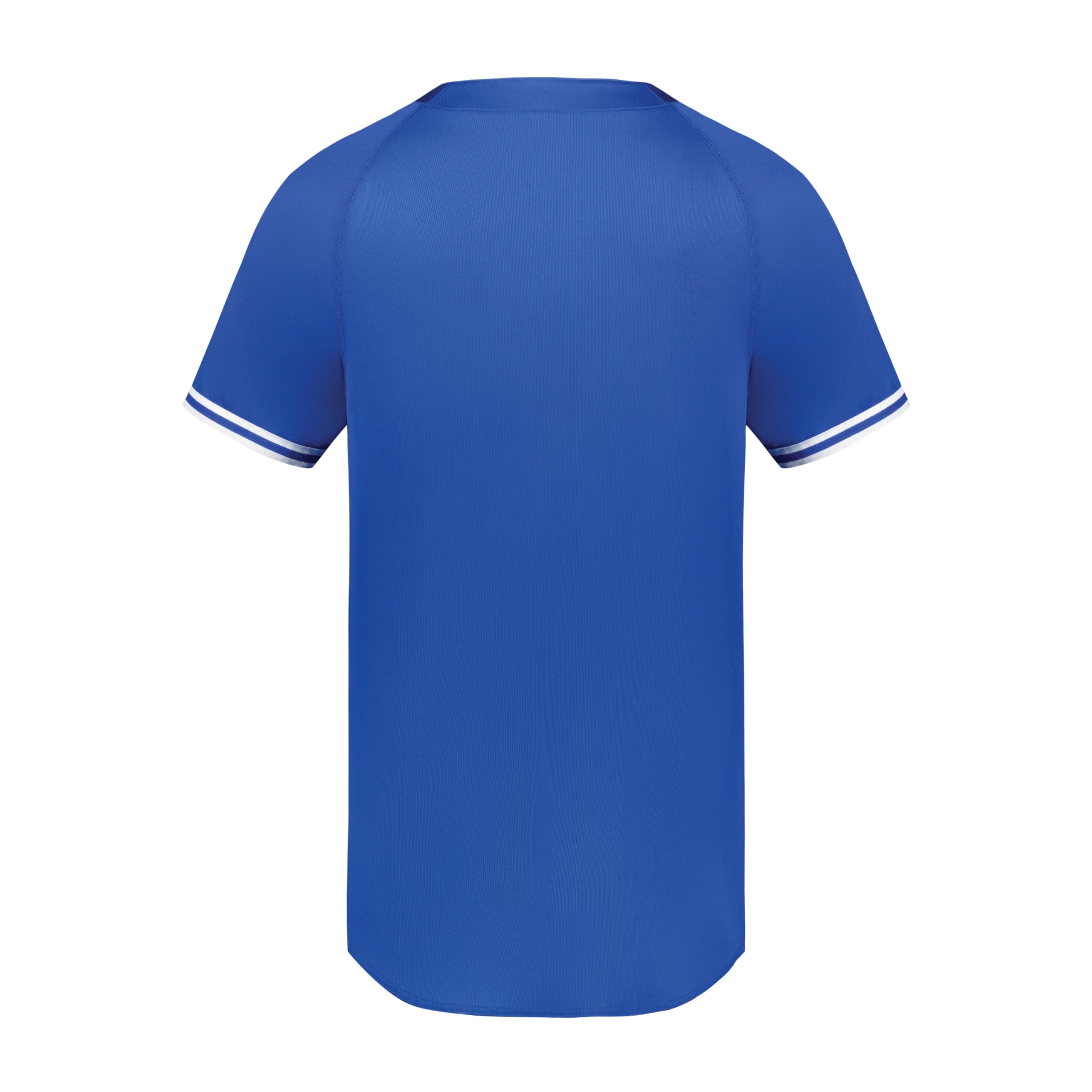 Augusta Sportswear Boys Cutter+ Henley Jersey, Royal/White, Small