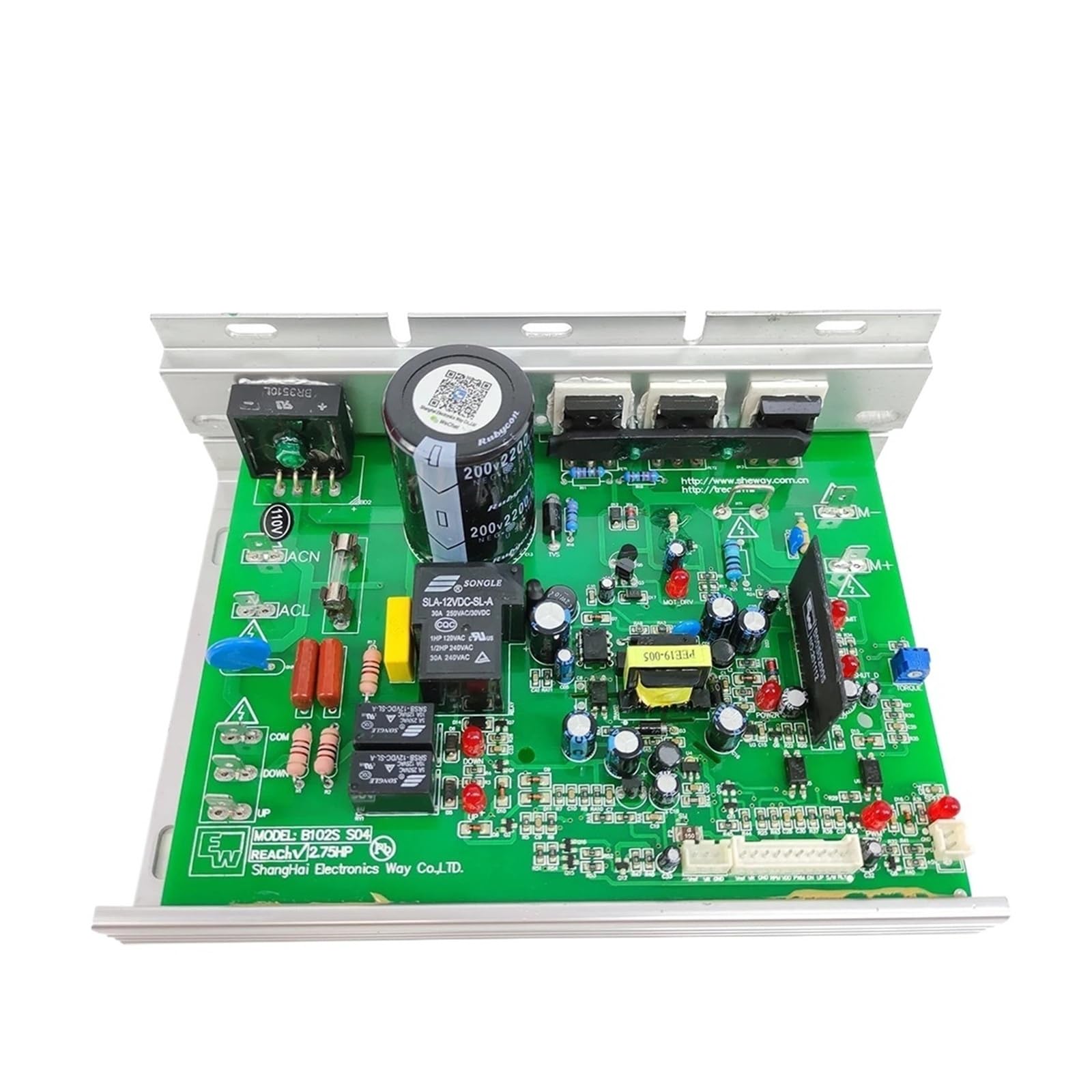 B102S S04 S07 Treadmill Control Board ，Compatible For DYACO ， Compatible For Johnson ，Treadmill Motor Controller Driver Board Power Supply Board(110V)