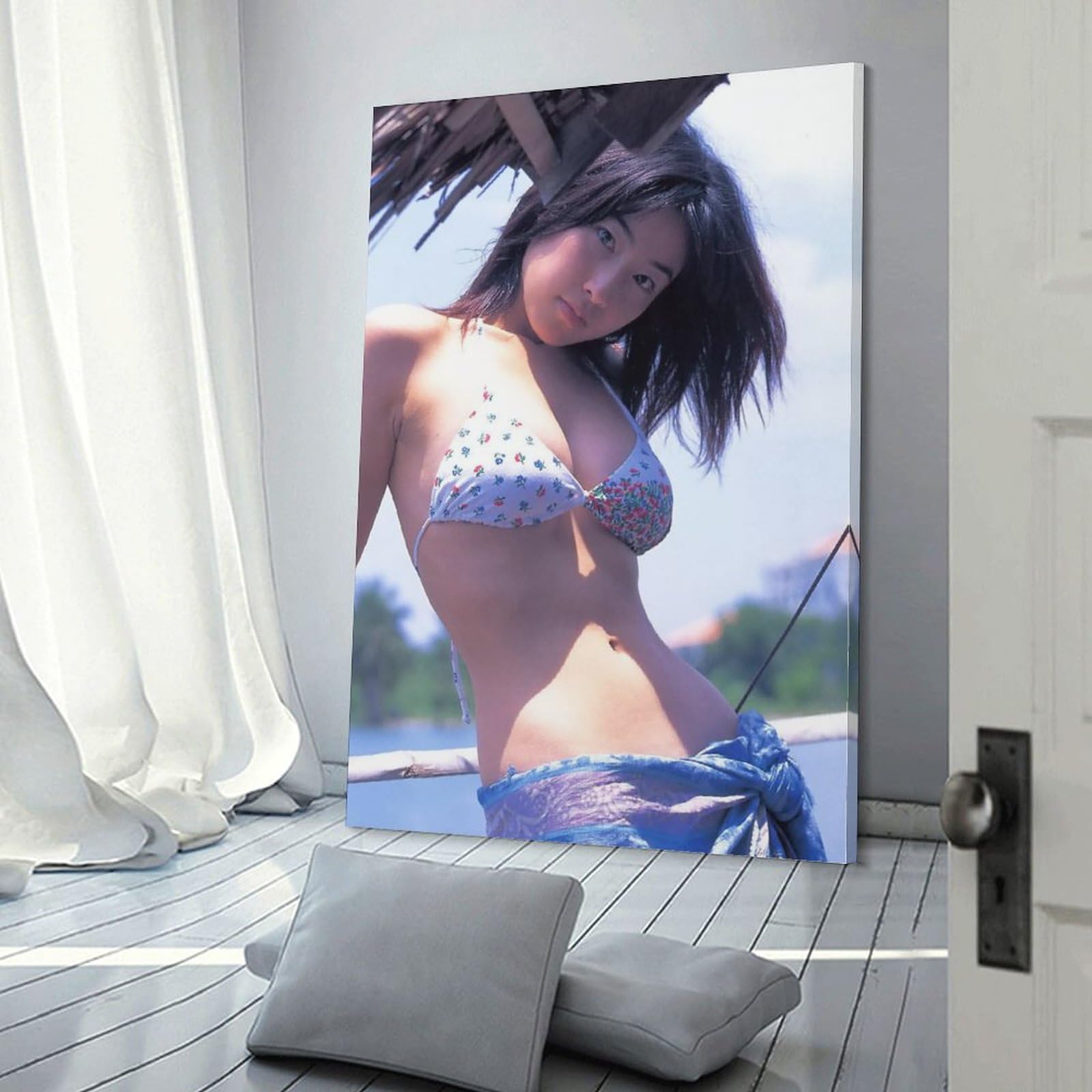 Amazon.co.jp: 佐藤寛子壁飾りポスター写真ビキニ水着 オフィス ベッド