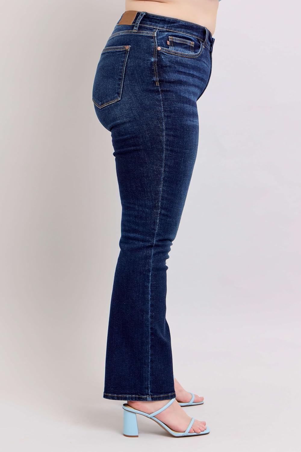 Judy Blue Mid Rise Dark Wash Bootcut Denim Jeans for Women