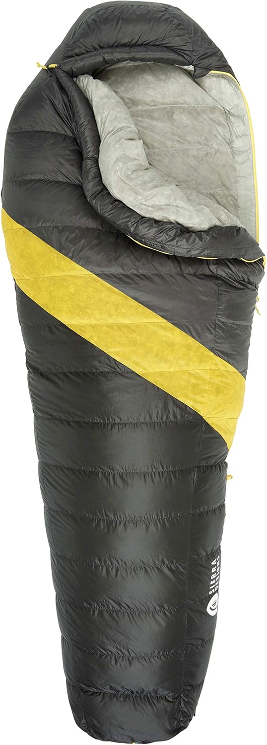 Sierra Designs Nitro 0 Degree 800 Fill DriDown Sleeping Bag - Ultralight Down Sleeping Bag for Backpacking and Camping for Men & Women