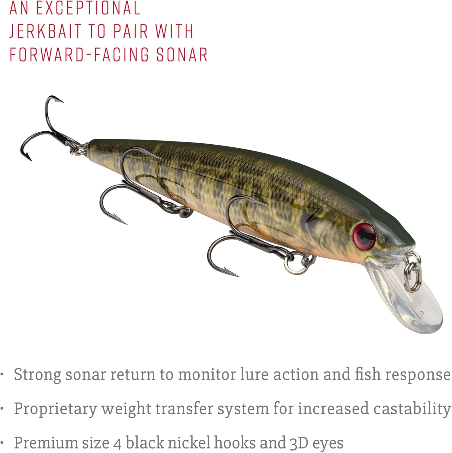 Strike King KVD Jerkbait 3 Hook