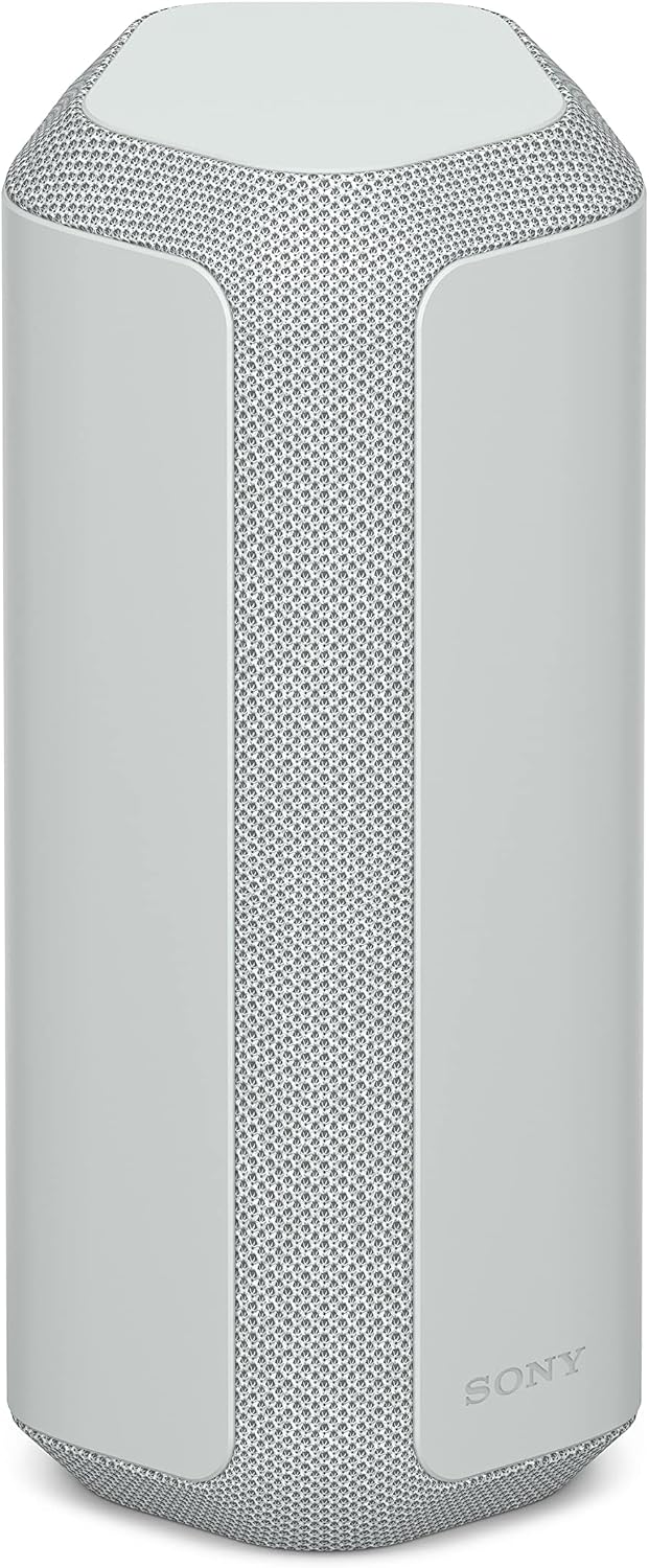 SRS-XE300 X-Series Wireless Portable-Bluetooth-Speaker, IP67 Waterproof, Dustproof and Shockproof with 24 Hour Battery, Light Gray