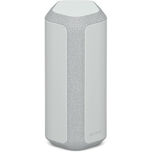 Sony SRS-XE300 X-Series Wireless Portable-Bluetooth-Speaker, IP67 Waterproof, Dustproof and Shockproof with 24 Hour Battery, Light Gray