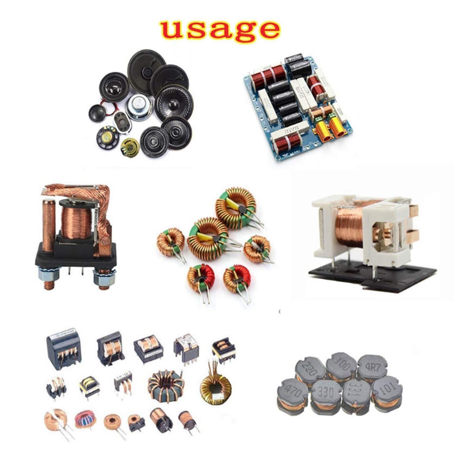 300g 0.05-1.5mm emaliowany poliuretanowy Drut Magnesowy Drut Magnetyczny Cewka drutowa do produkcji miedzi elektromagnes(0.25mm)
