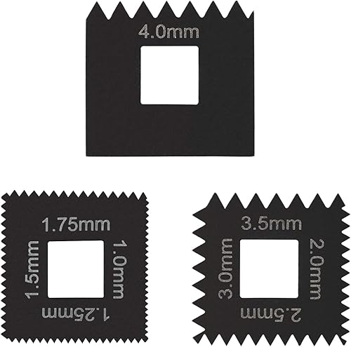 Miniatura 2 de Juego de troqueles métricos similares a OTC 202817 para 7402 Universal Outside Thread Chaser Heavy Duty Steel Black 3PCS