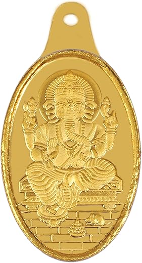 Bangalore Refinery 24k (999) Gold Coin Pendants 1gm