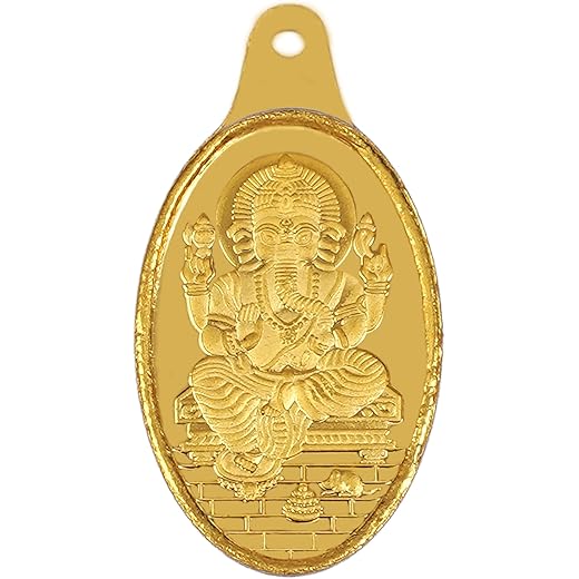 24k Gold Coin Pendant 1gm