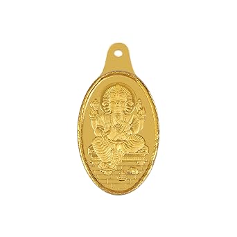 Bangalore Refinery 24k (999) Gold Coin Pendants 1gm