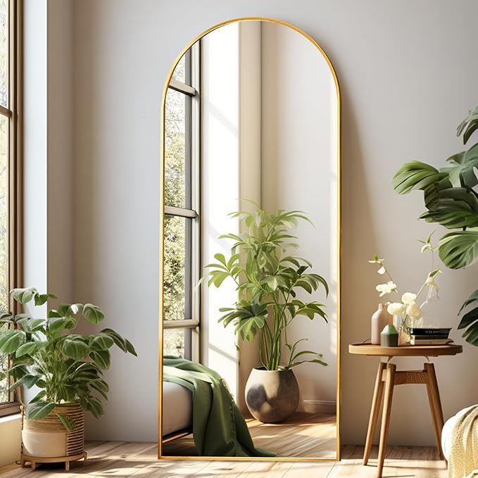 Arched Full Length Mirror, 76"x34"