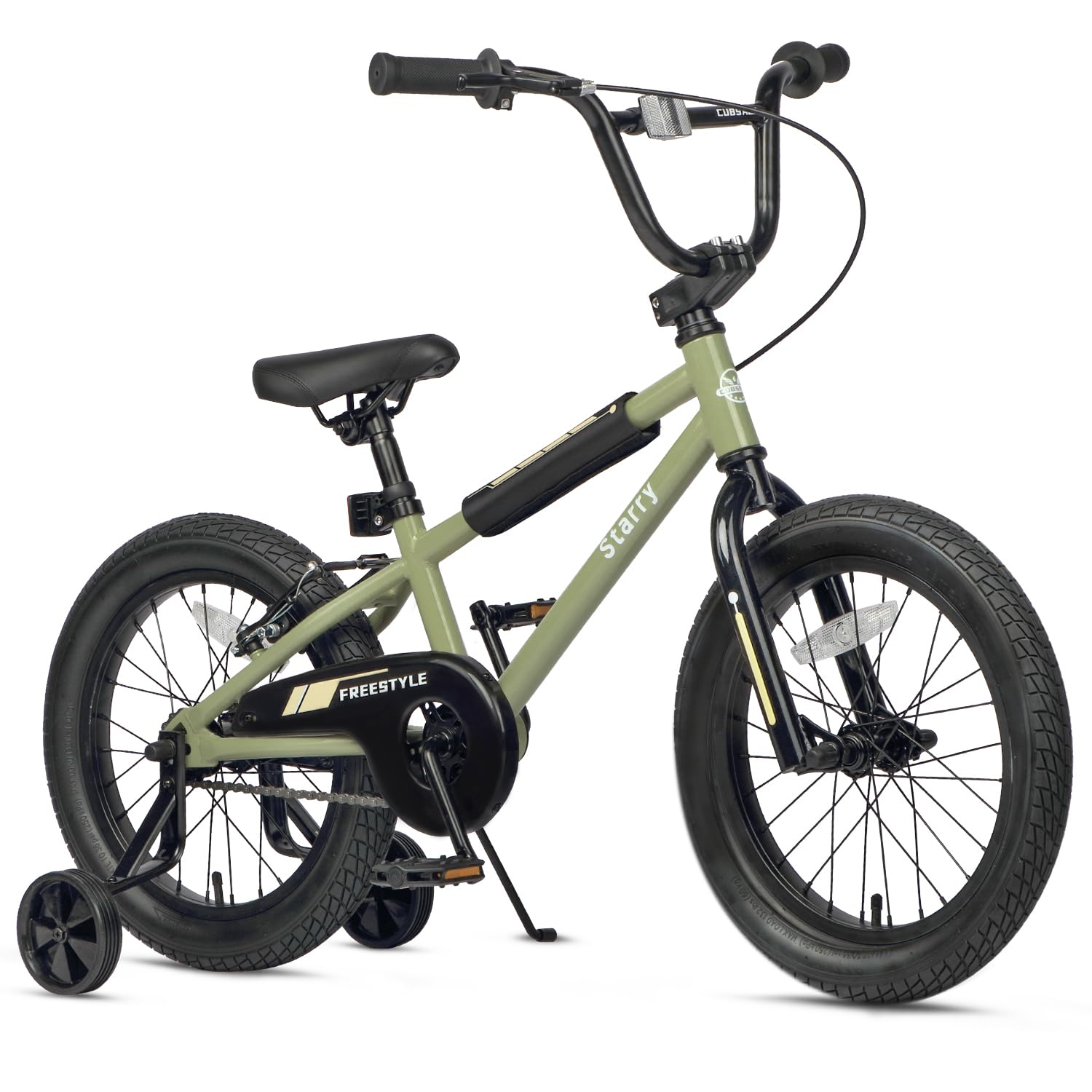 cubsala 12 14 16 18 Inch Kids Bike BMX Style Bicycle with Training Wheels Coaster Brake for 2-10 Years Old Toddlers Boys Girls Multiple Colors