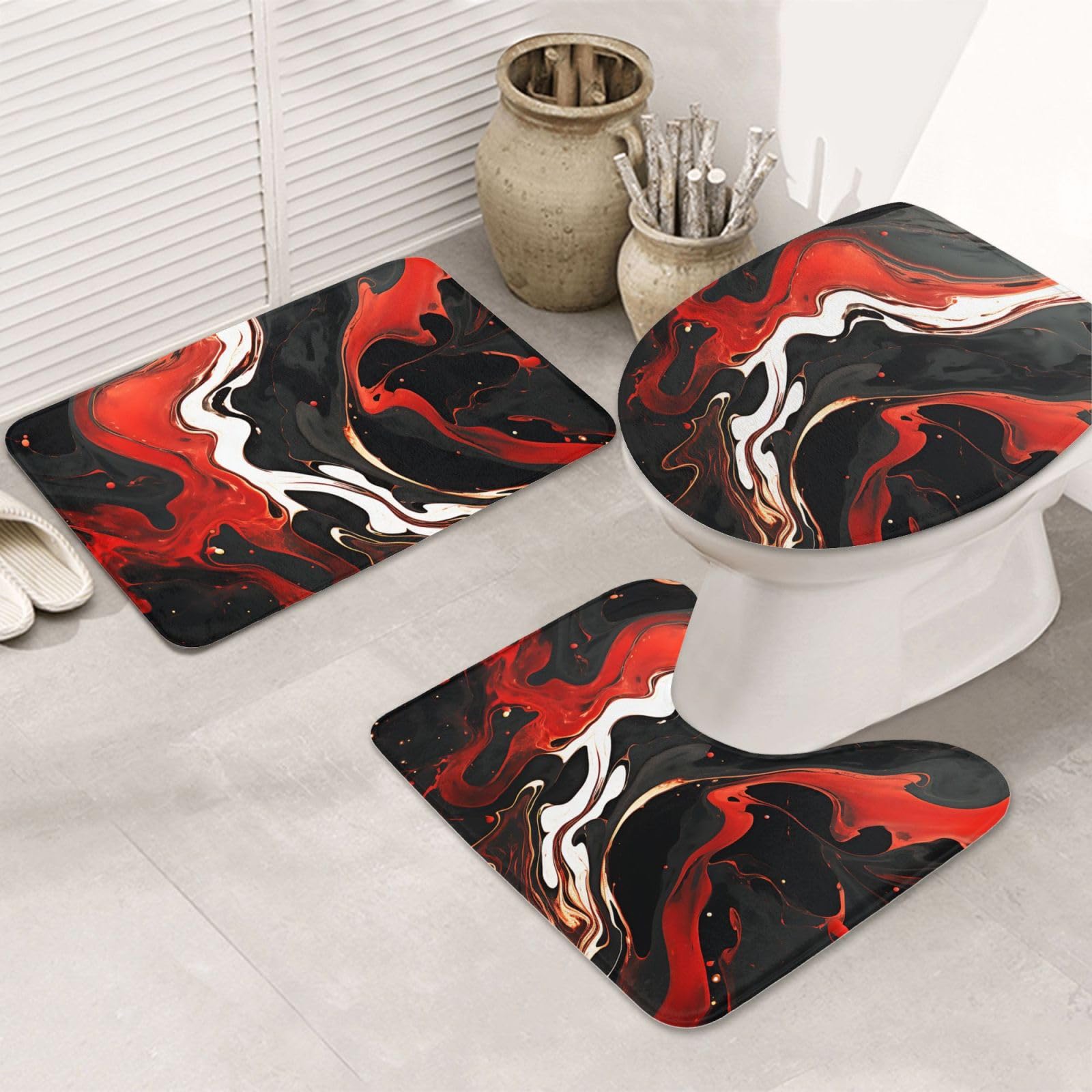 Tapis de salle de bain antidérapants en microfibre pour stopper les glissades et sols mouillés