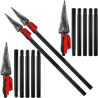 2 Sets Roman Plastic Spear, 70" Tactical Spear, Native American Weapons, Halloween Cosplay Accessory, Adult Toy Prop Weapon