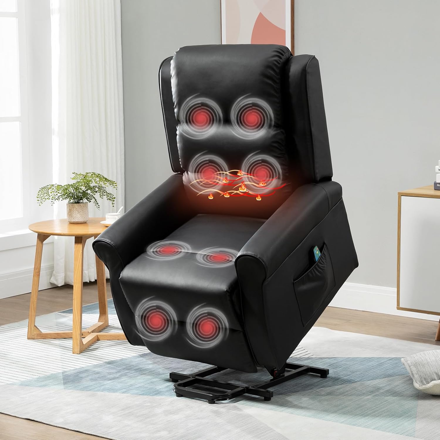 AVAWING Electric Power Lift Recliner for Elderly, Dual