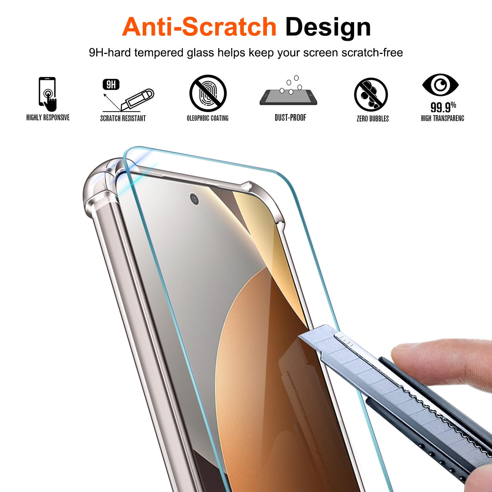 iVoler Cover per Xiaomi Redmi Note 15 Pro 5G (Non per Redmi Note 15 Pro 4G) con 2 Pezzi Pellicola Vetro Temperato, Custodia Antiurto Anti-Graffio Trasparente, Sottile Morbida in Silicone TPU Case