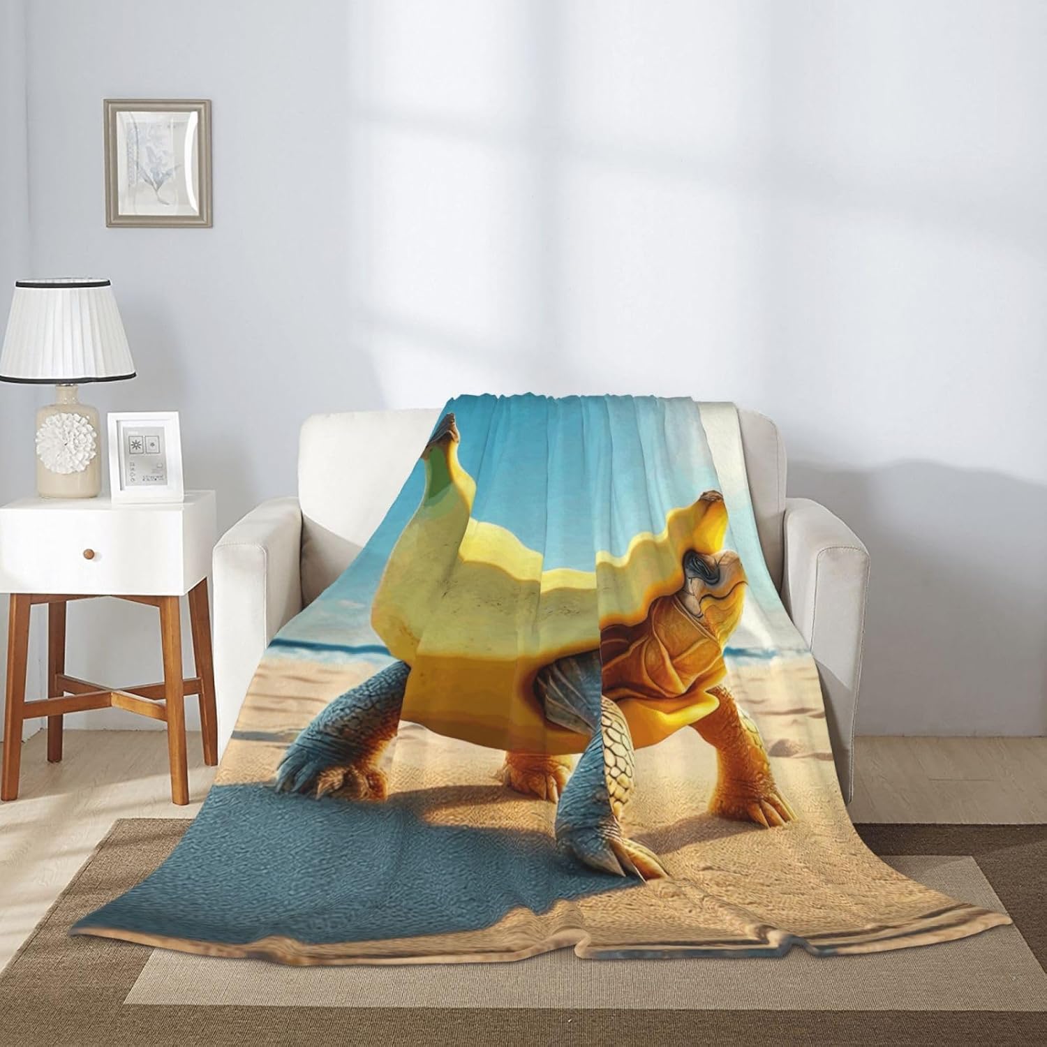Ultra-Soft Microfiber Plush Blanket Funny Italian Brainrot’s All Seasons Warm Cozy Flannel Sherpa Blankets for Outdoor Office Travel Bedding Quilt 50"X40"