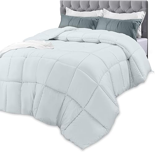 Vista 102 de Utopia Bedding Edredones tamaño King, relleno de edredón para todas las estaciones, edredón alternativo de plumón cosido en caja con pestañas