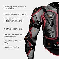 Vista 7 de HEROBIKER - Chaqueta de armadura completa para motocicleta, protección para la columna y el pecho, equipo de motocross, protector para motocicleta