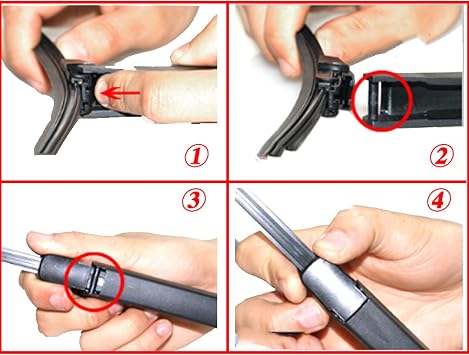 Wiper for VW Polo 9N 9N3 2005-2009, 13 Rear Wiper Blade