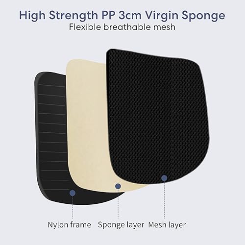 Miniatura 7 de Silla de oficina, silla de escritorio para oficina en casa con brazos ajustables, sillas de computadora con respaldo medio para adultos, silla