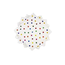 Yay Mats Stylish Extra Large Baby Play Mat. Soft, Thick, Non-Toxic Foam Covers 6 ft x 4 ft. Expandable Tiles with Edges Infants and Kids Playmat Tummy Time Mat (Cassia Polka Dot)