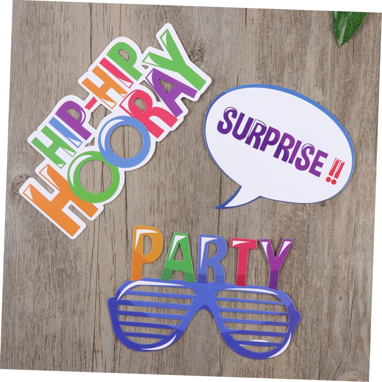 Homoyoyo Funny Crown Photo Booth Props 22 Piece Set for Birthday Decorations Teenager Birthday Party Supplies