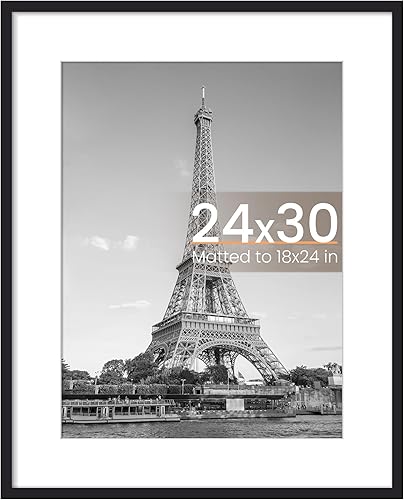 Vista 259 de upsimples - Portarretratos de 8.5 x 11 pulgadas, para fotos de 6 x 8 pulgadas con paspartú o de 8.5 x 11 pulgadas sin paspartú, marcos de fotos