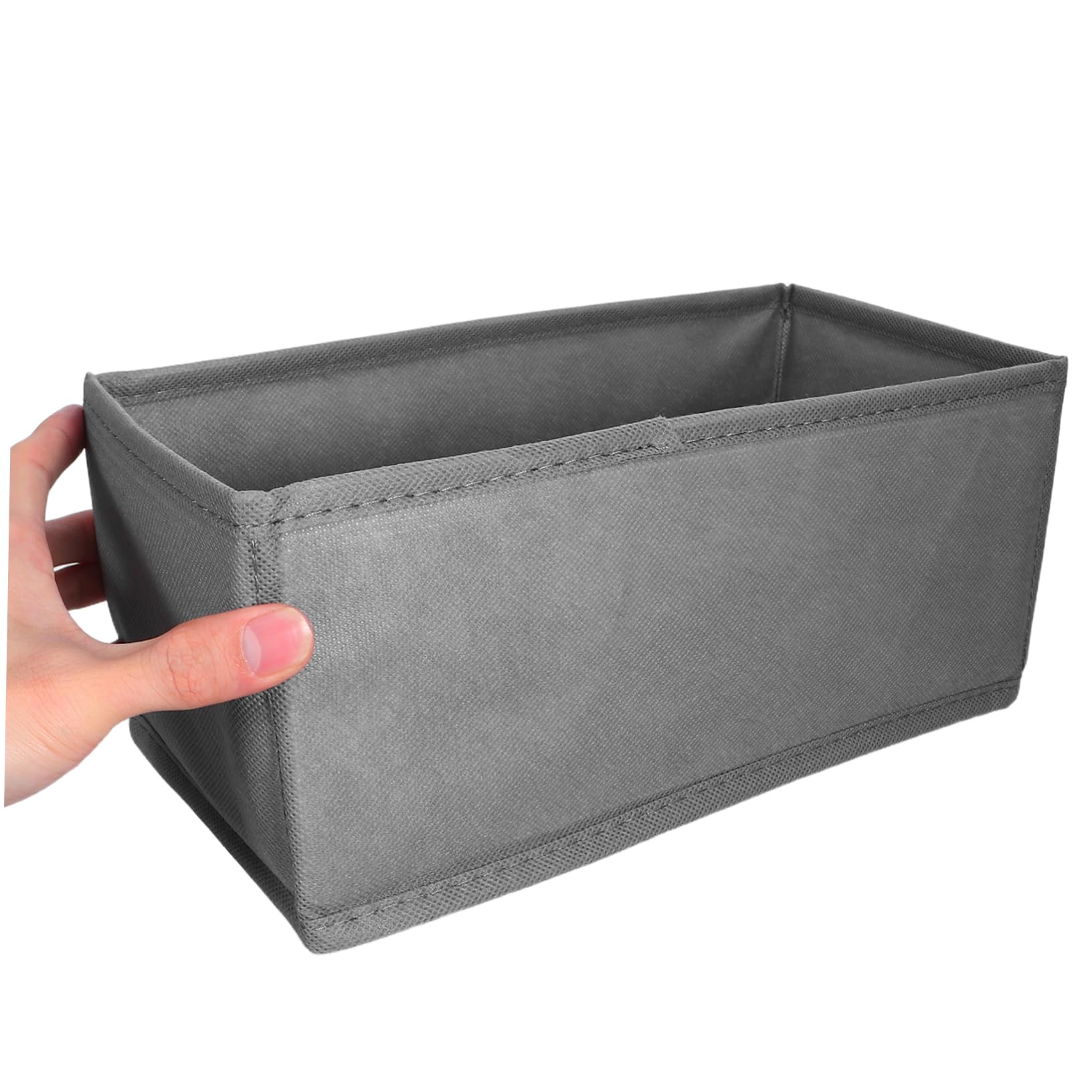 Mikikit Organizzatore per Biancheria Intima 6 Pezzi e Cartone | Scomparti Indipendenti, Design senza Coperchio, per Cassettiere e Armadi, Uso Versatile Salvaspazio