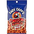 Andy Capp's Beer Battered Flavored Onion Flavored Rings Baked Oat and Corn Snacks, Hot, 2 oz
