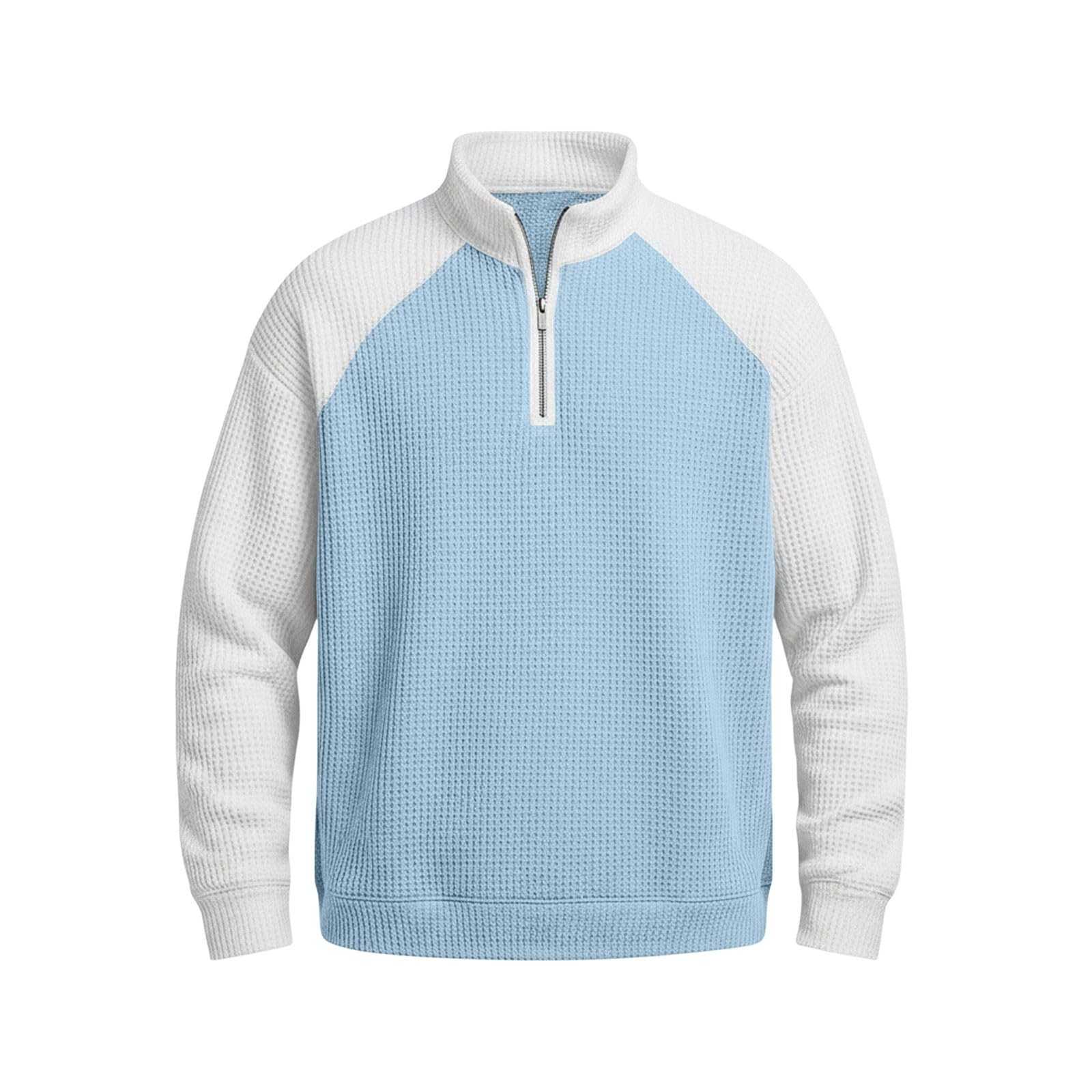 Felpa Uomo con Zip Slim Fit Morbido Felpe da Lavoro Tinta Unita Leggero | Stile Casual Versatile, Taglio Comodo e Girocollo Pulito, Facile da Abbinare con Jeans, Pantaloni o una Giacca Leggera