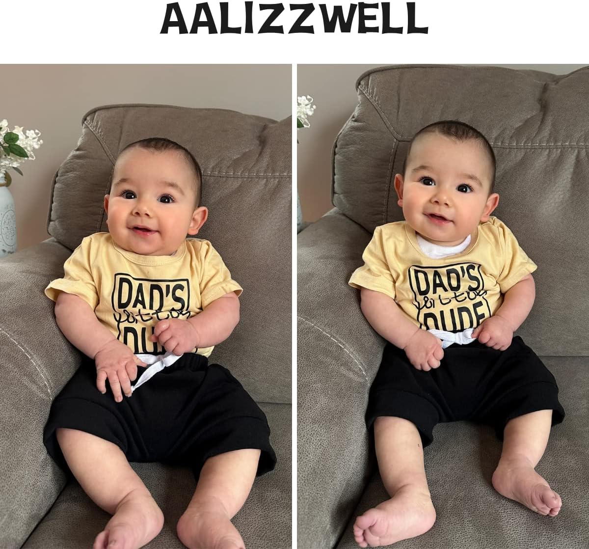 Aalizzwell Newborn Infant Baby Boys Summer Outfit - Image 2