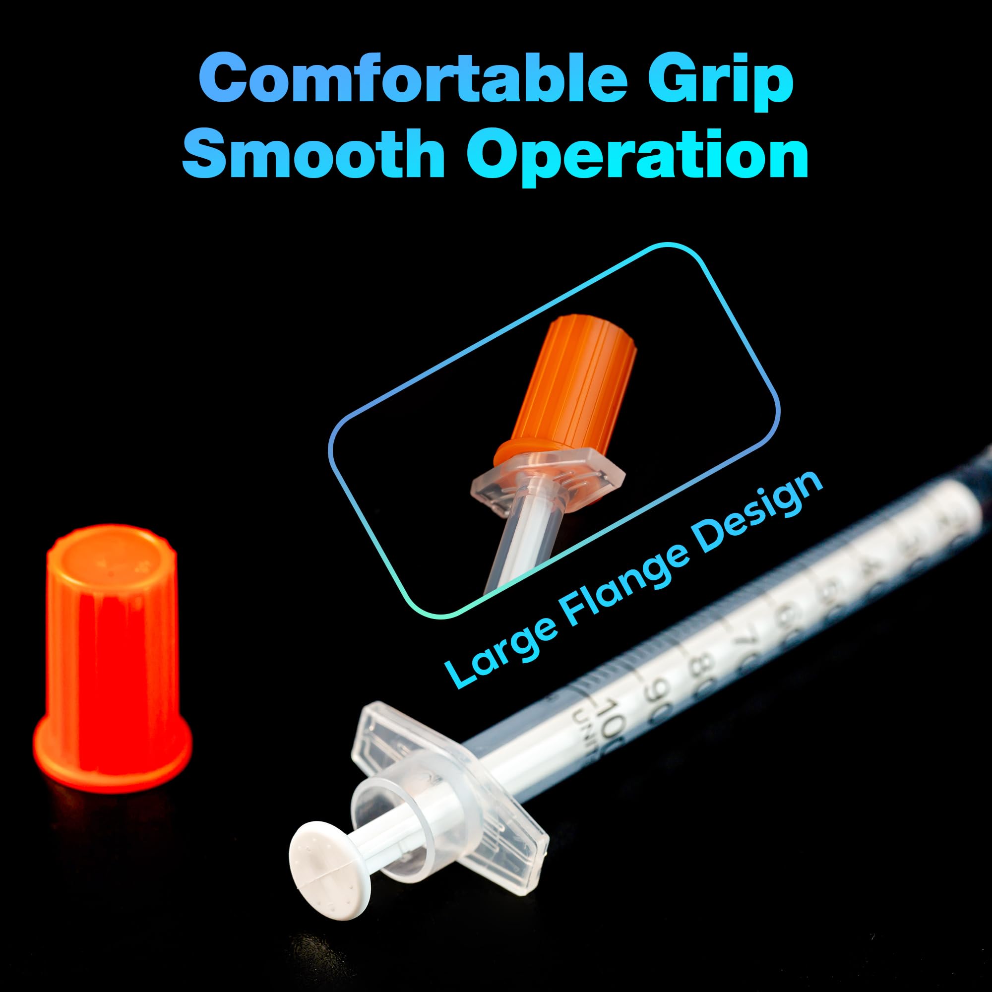 1ml/cc 31G Syringe 5/16" (8mm) Needle, Disposable Individual Package — Amazon image 5