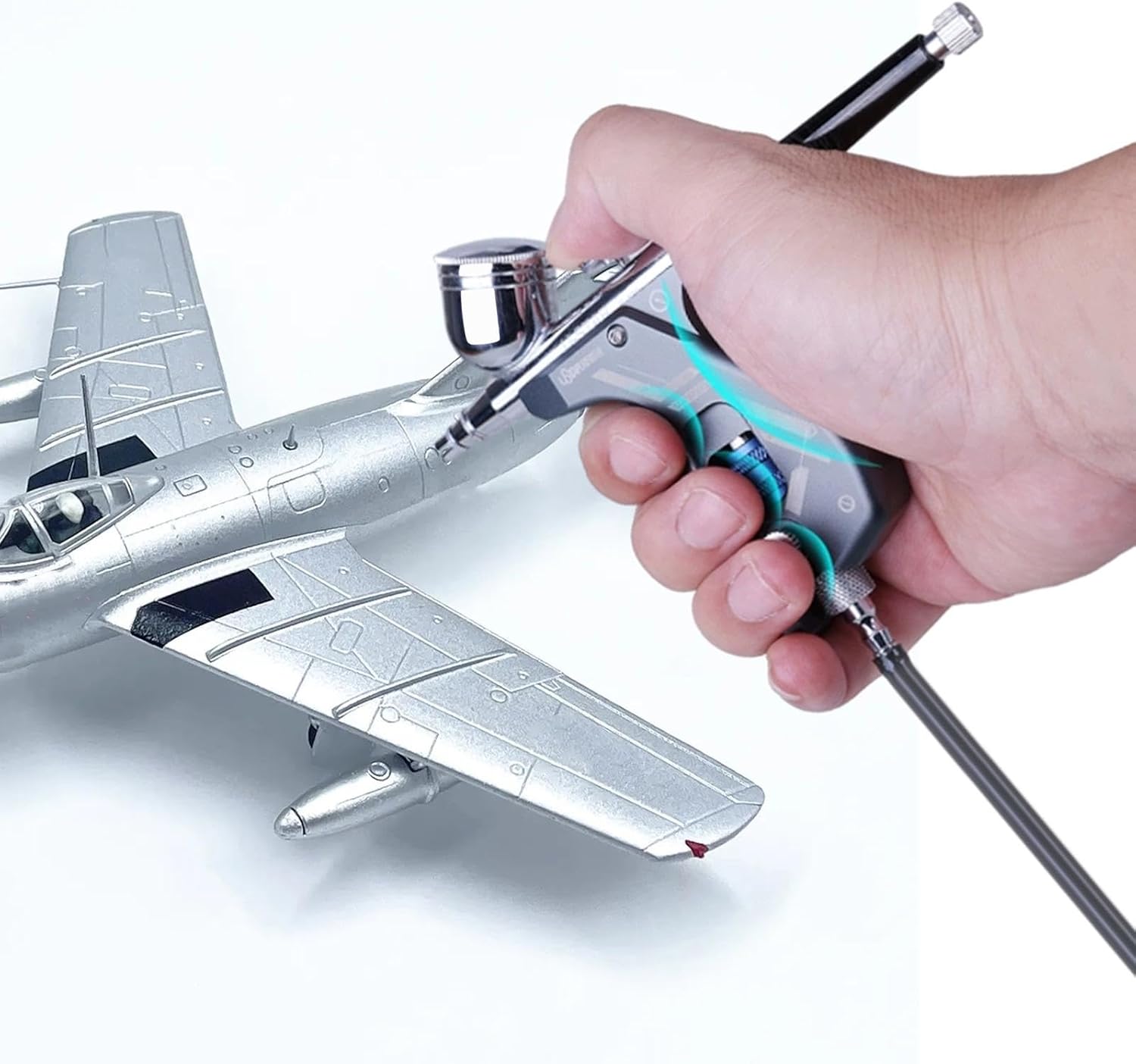 Airbrush Grip Handle Airbrush Hand Holder Replacement Accessory Comfortable DIY Extension Model for Painting Hobby