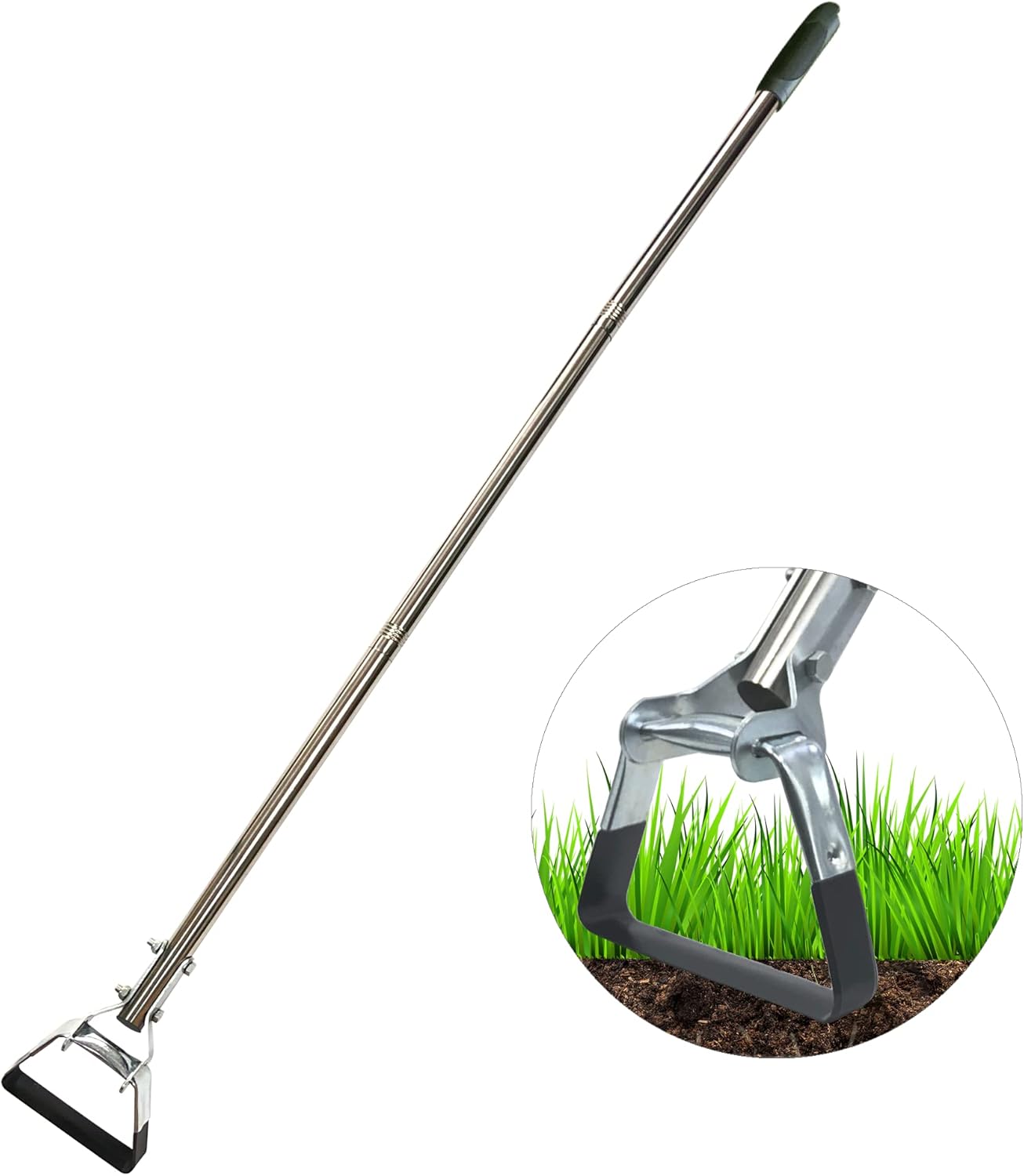 Ledombon Garden Hoe Stirrup Hoe Weeding Hoe Head for Vegetable Garden (only a Head with Two Reinforced Screw Nuts) : Patio, Lawn & Garden