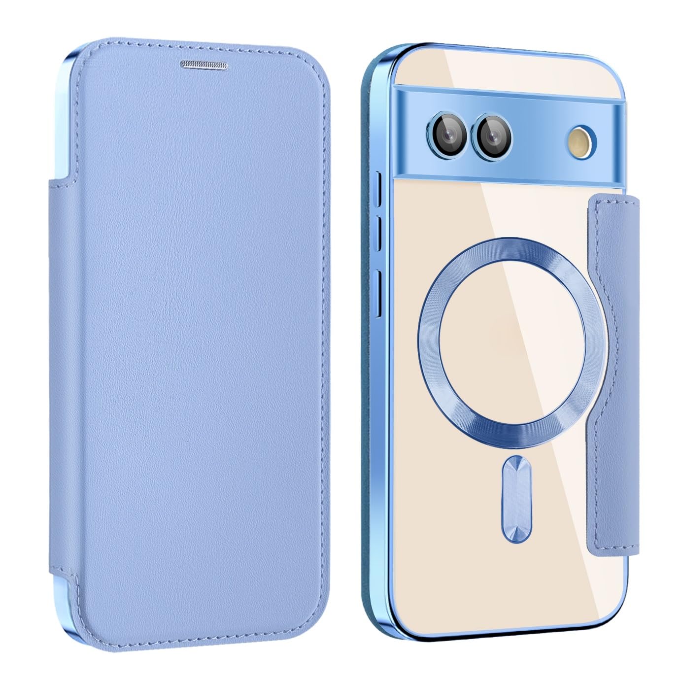 Étui de protection Google Pixel 8A 5G en cuir synthétique de qualité supérieure - 8