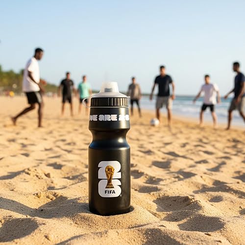 Miniatura 3 de Botella de agua recargable oficial de la Copa Mundial de la FIFA 2026 de 24 onzas, sin BPA, reutilizable, apta para lavavajillas con tapa superior,