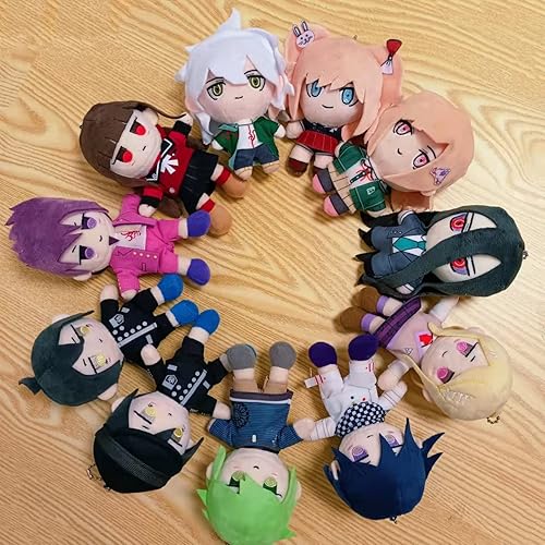 Miniatura 2 de Muñeca de peluche de anime para cosplay, llavero de peluche lindo Junko Enoshima