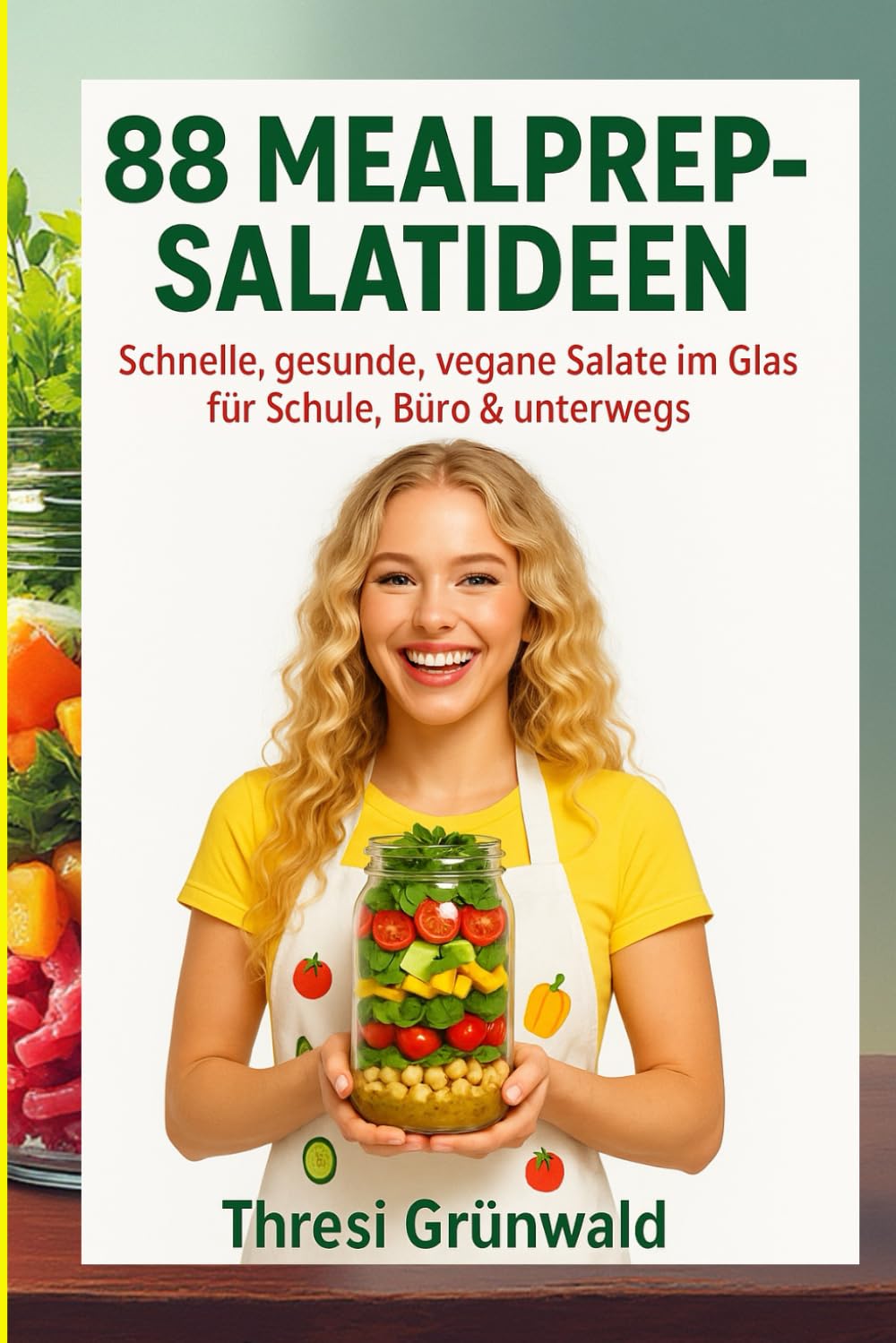 88 MEALPREP Salat Ideen - schnelle, gesunde, vegane Salate im Glas für Schule, Uni, Büro & unterwegs
