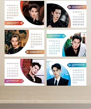 Amazon.co.jp: 王鶴棣 カレンダー ワンホーディー 2025年 卓上