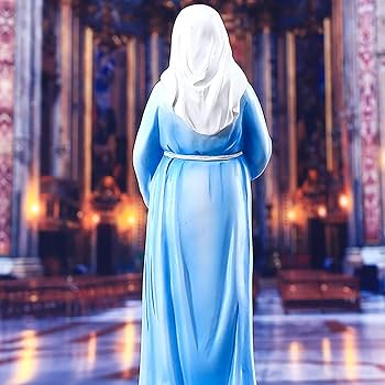 Amazon.co.jp: 神の母の妊娠中のマリア像、聖母マリアの妊娠像