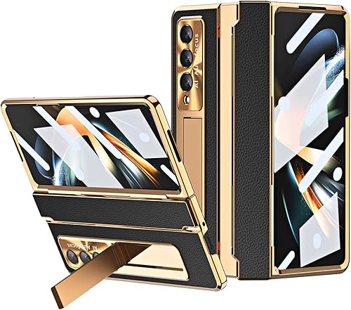 Funda para Samsung Galaxy Z Fold 4 con protección de bisagra plana, diseño de una sola pieza Z Fold 4 Funda protectora de pantalla incorporada