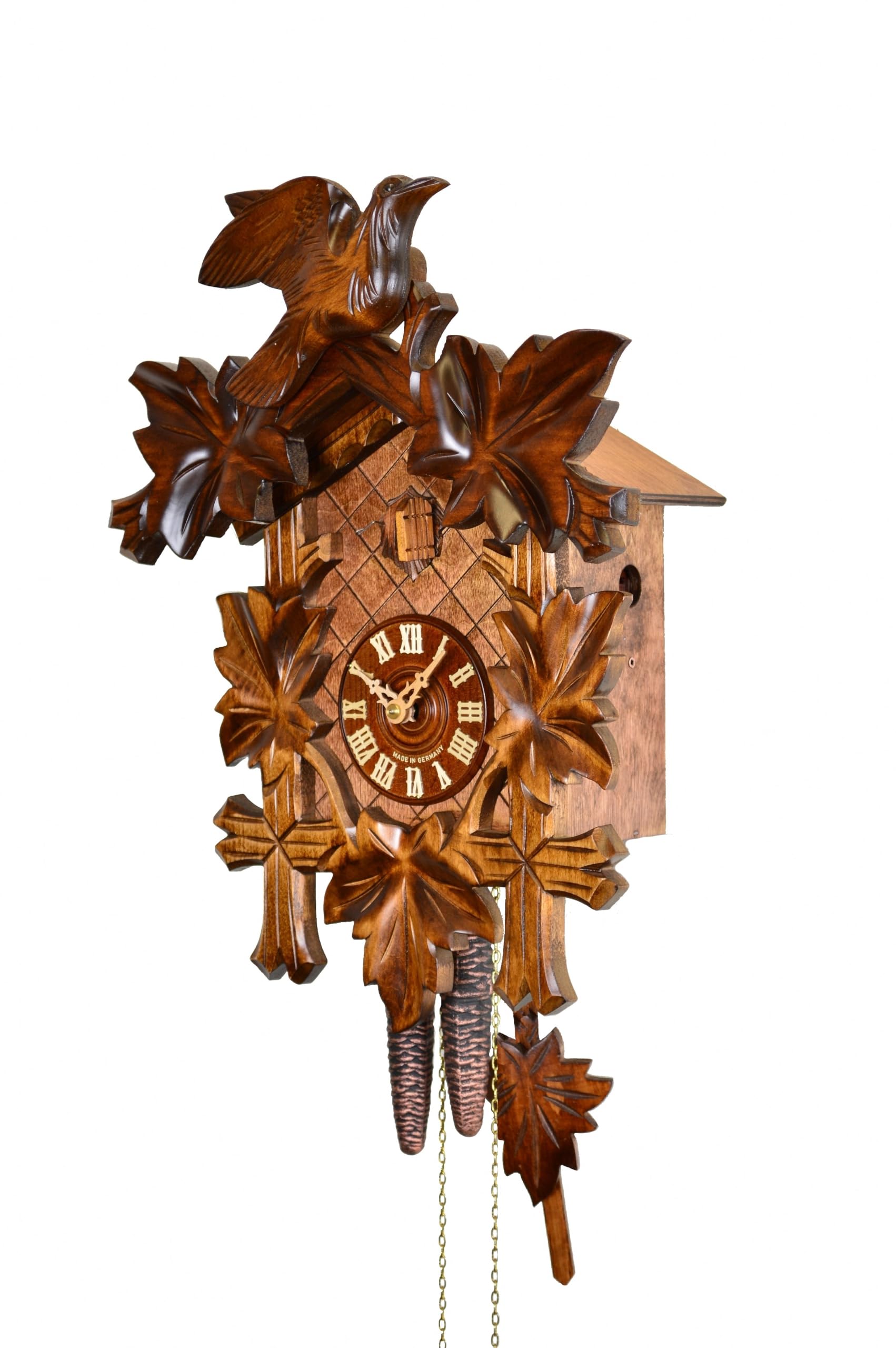 Reloj cucú 5 follajes, pajarito