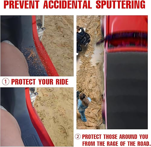 Miniatura 6 de Mabett Solapas de barro para accesorios Ford Bronco 2021 2022 2023 de 24 puertas, no requiere perforación, parte delantera y trasera, 4 unidades