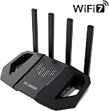 ASUS TUF-BE3600 V2 - Routeur Gaming Wi-FI 7 - Double Bande, 4K-QAM, Port 2.5Gbps, Mode Jeu Mobile, Support Mesh WiFi, Gear Accelerator, Adaptive QoS, Port Forwarding, Mobile Tethering - 8