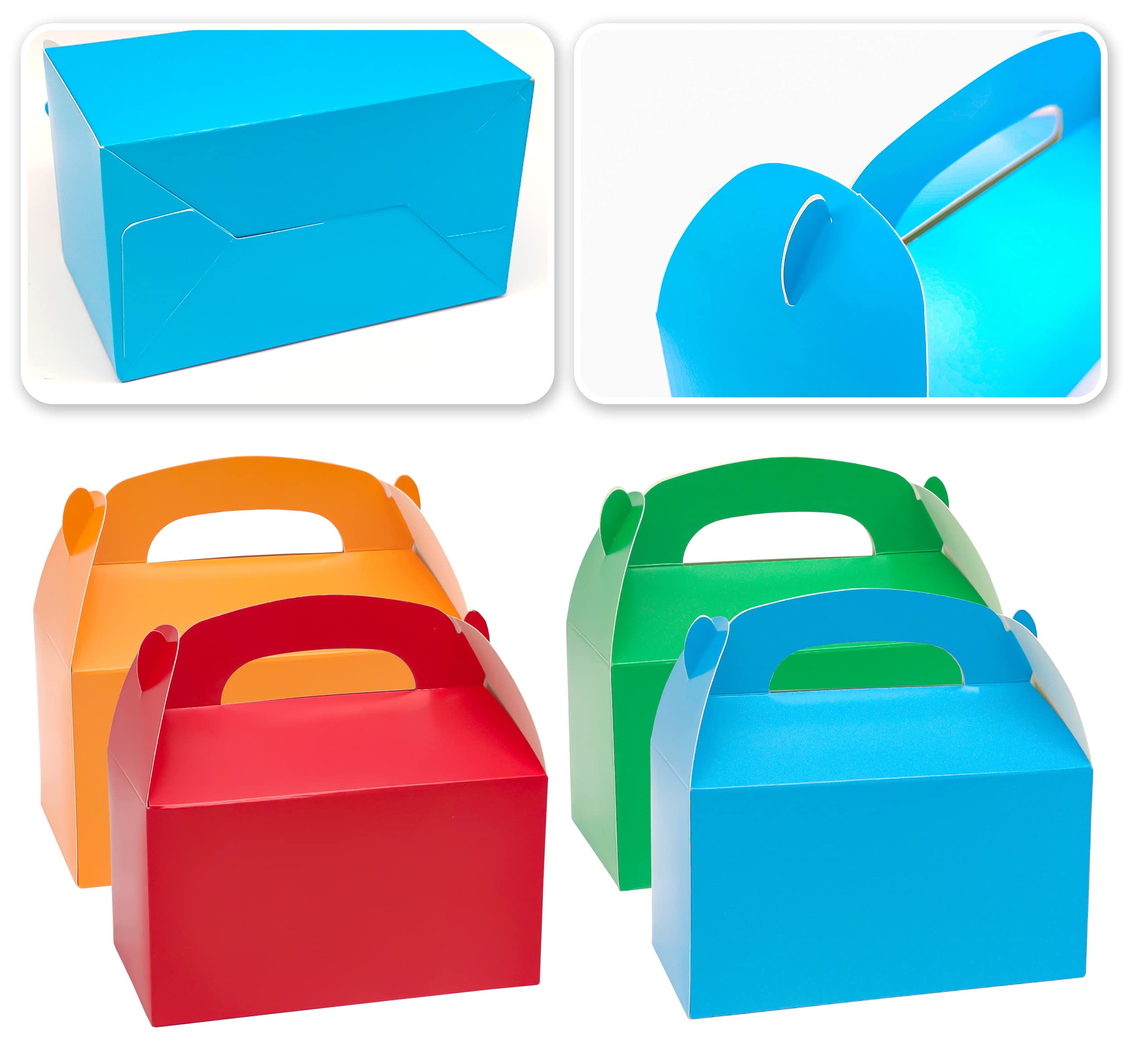 Confezione regalo, 20 pz Cupcake Box Confezione in cartone pasticceria 4 colori per torte